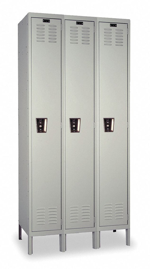 Lckr 1x3Lckr LtGry 78 x54 x18 UnAssm