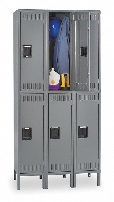 F0425 Lckr 2x3Lckr Gray 78 x45 x18 UnAssm
