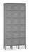 Bx Lckr 6x3Lckr Gray 78 x36 x15 UnAssm