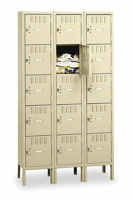 Bx Lckr 5x3Lckr Sand 66 x36 x15 Assm