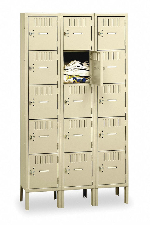 Bx Lckr 5x3Lckr Sand 66 x36 x15 Assm