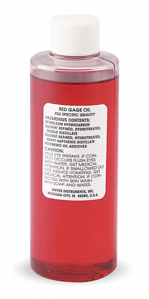 Manometer Gauge Liquid Red 4oz