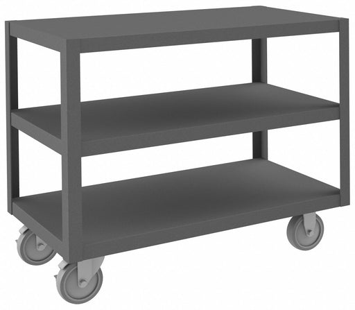 Mobile Table 3 Shelves