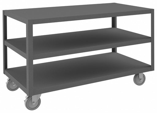 Mobile Table 3 Shelves
