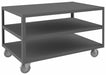 Mobile Table 3 Shelves