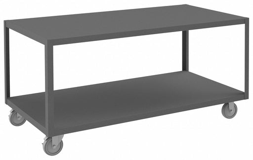 Mobile Table 2 Shelves