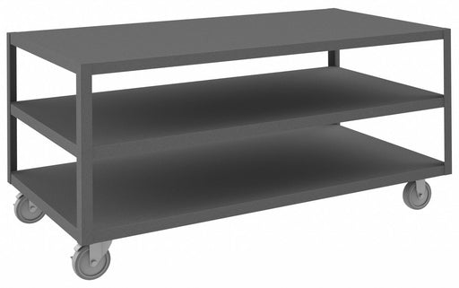 Mobile Table 3 Shelves