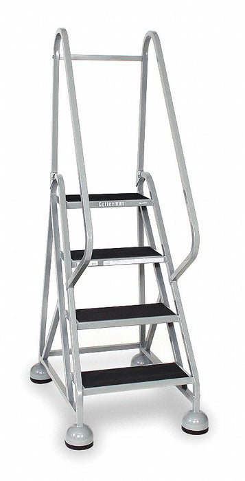 F2130 Rolling Ladder Hndrl Platfm 36 In H