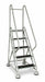 F2132 Rolling Ladder Hndrl Platfm 45 In H