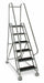 Rolling Ladder Hndrl Platfm 54 In H