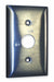 Barrel Key Wll Plt Stnd Silver 1Gng Smth