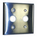 Barrel Key Wll Plt Stnd Silver 2Gng Smth