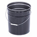 StoragePail 11.875inOD Black 13.375inH