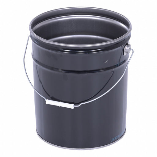 Pail Steel Black Open Head