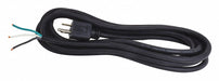 Power Cord 12 ft Black 14 AWG