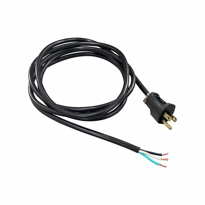 Power Cord 5-15P SJT 12 ft Blk 15A 12/3