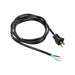 Power Cord 5-15P SJT 12 ft Blk 15A 12/3