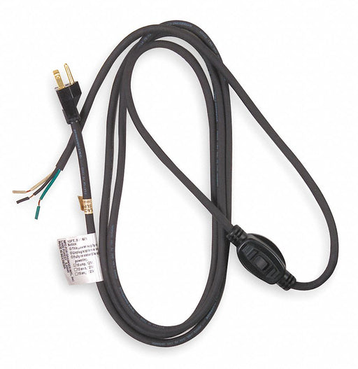 Power Cord 12 ft Black 14 AWG