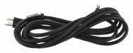 Power Cord 6 ft Black 16 AWG