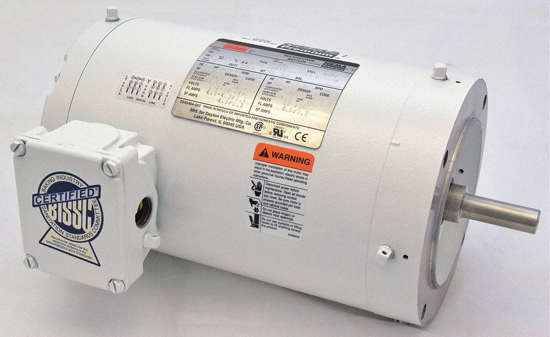 Motor 1 1/2 HP 1750 56C 230/460V