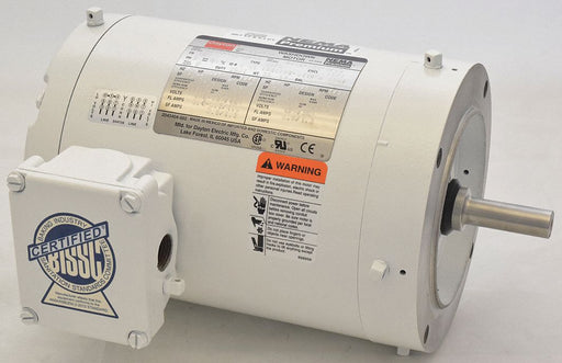 Washdown Motor 3/4 HP 1745 56C 230/460V
