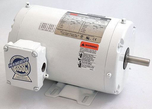 Washdown Motor 1 HP 1750 56 230/460V