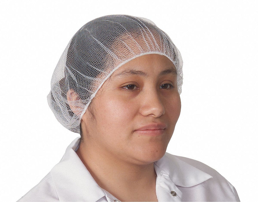 M9080 Hairnet Polyester White 20 in PK100