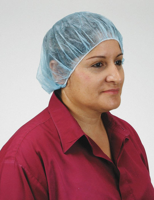 D2138 Bouffant Cap PP Blue 24 in PK100