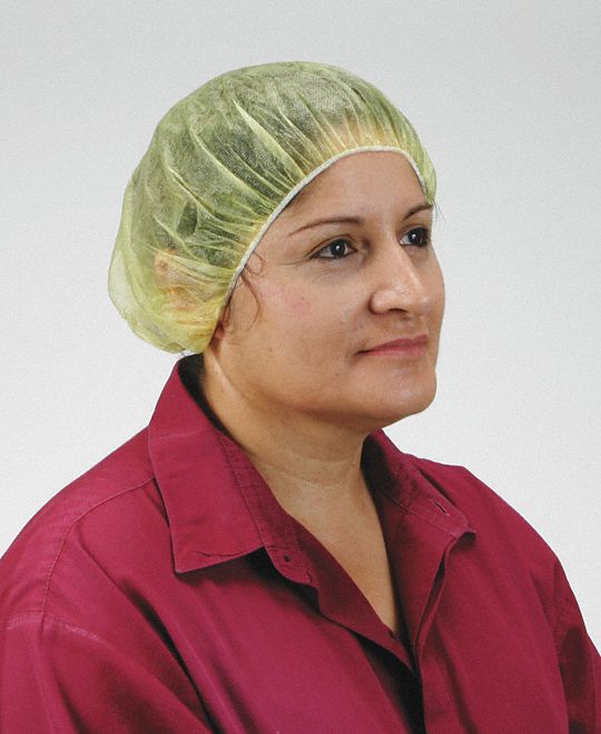 D2138 Bouffant Cap PP Yellow 24 in PK100