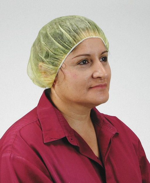 D2139 Bouffant Cap PP Yellow 28 in PK100