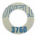 Gasket Ring 3/4 In Synthetic Fiber Blue
