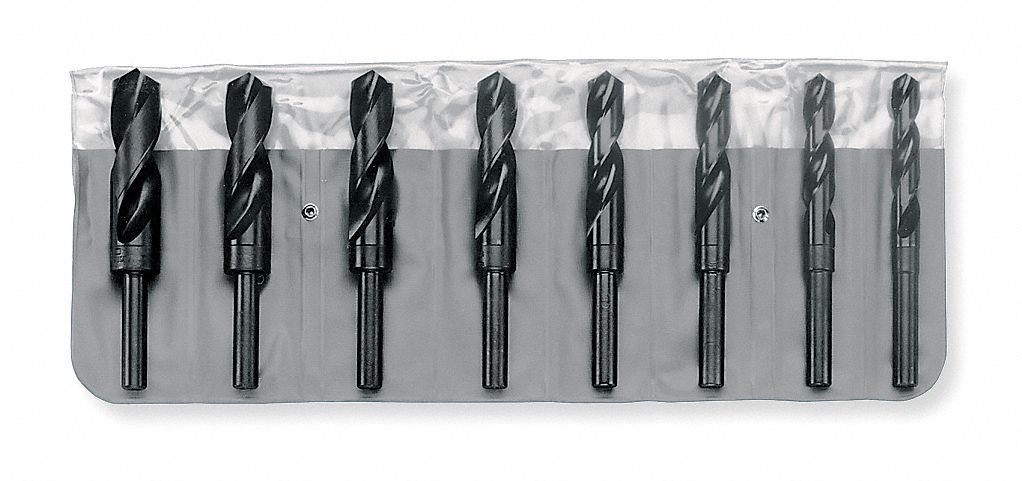 Reduced Shank Drill Set 8pc HSS