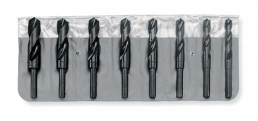 Reduced Shank Drill Set 8pc HSS
