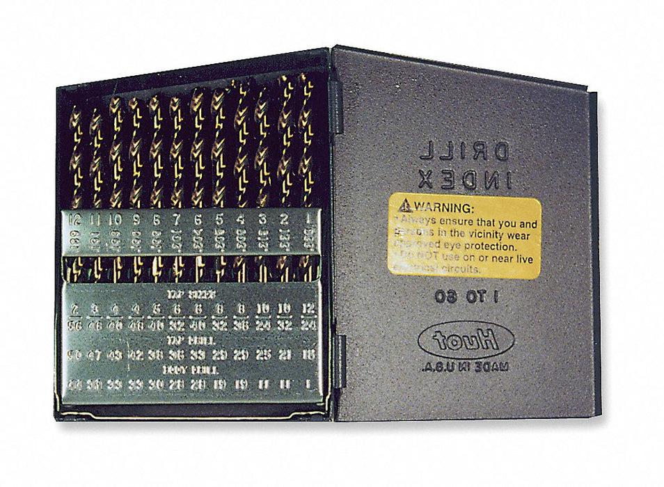 Jobber Drill Set 60 pc Cobalt