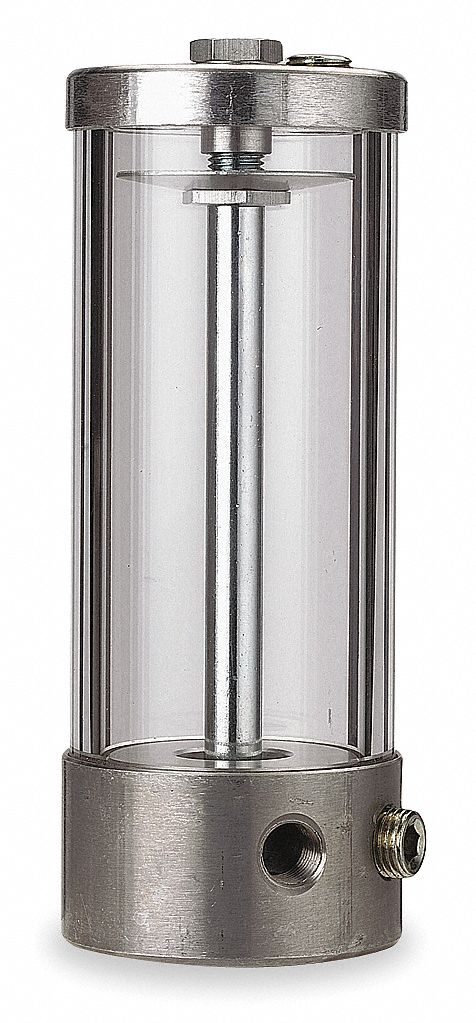 Air/Oil Reservoir Aluminum 9 in H