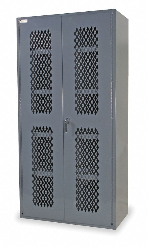 Storage Cabinet 84 x36 x18 Gray 4Shlv