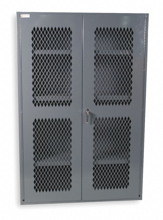 Storage Cabinet 72 x48 x18 Gray 3Shlv