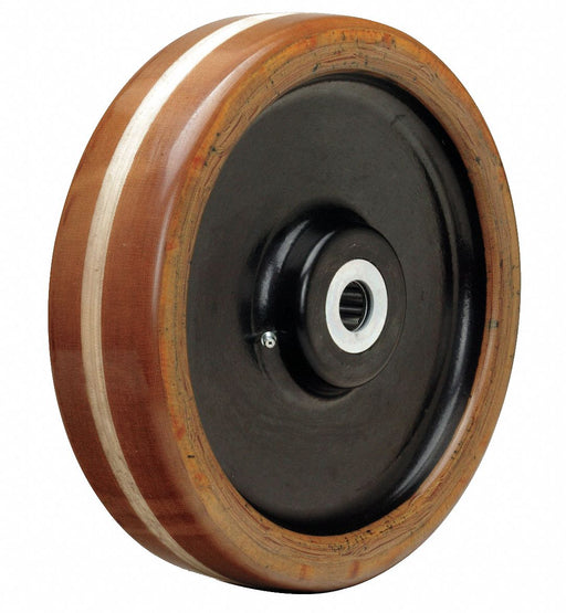Caster Wheel 12 dia 4 400 lb Tan