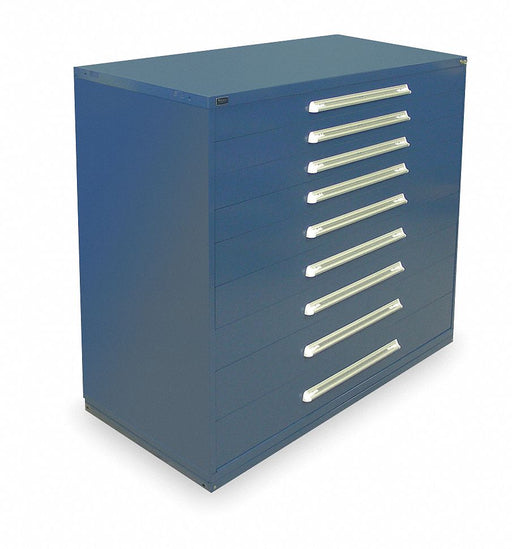 ModDrwrCab 59 x60 x28 Dark Blue 9Drwr