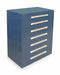 ModDrwrCab 59x45x27-3/4in DarkBlue 7Drwr