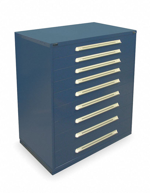 ModDrwrCab 59 x45 x28 Dark Blue 9Drwr