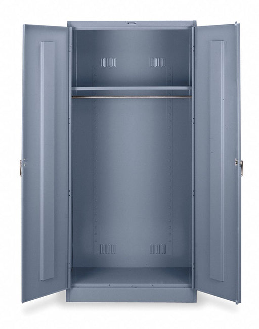 F0308 Storage Cabinet 78 x36 x18 MdGry 1Shlv