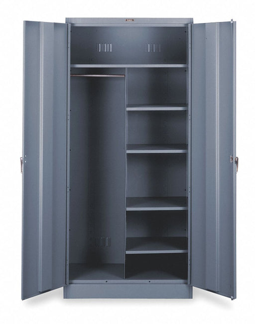 Storage Cabinet 78 x36 x24 MdGry 5Shlv
