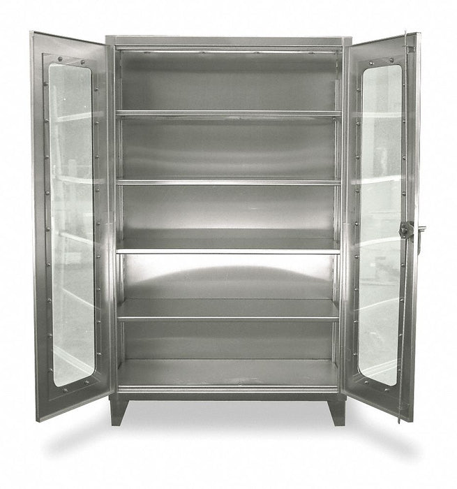 Strg Cab 78 x60 x24 Silver 4Shlv