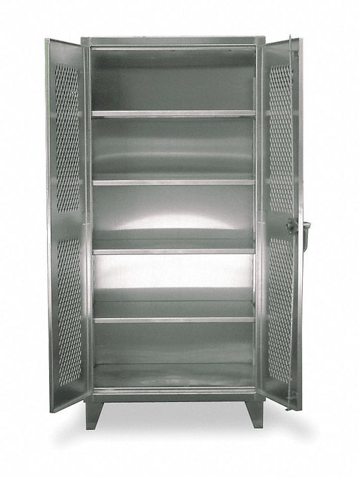 Strg Cab 78 x36 x24 Silver 4Shlv