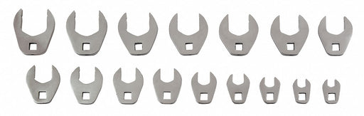 Crowfoot Skt Set Steel DvSz 3/8 Metric