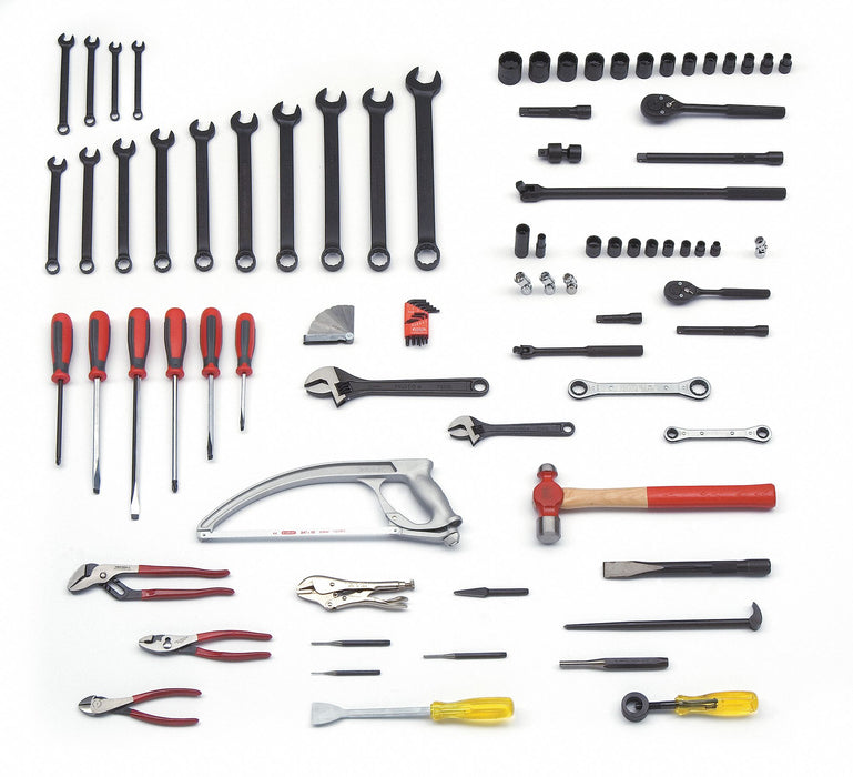 Railroad Tool Set Machinst SAE 89-Pieces