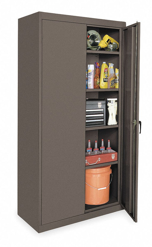 F8666 Storage Cabinet 72 x36 x24 Gray 4Shlv