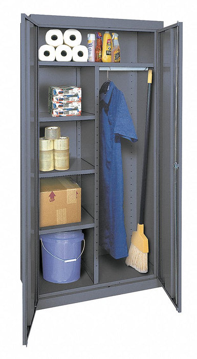 Storage Cabinet 78 x36 x24 Gray 5Shlv