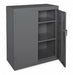F8662 Storage Cabinet 42 x36 x18 Gray 2Shlv